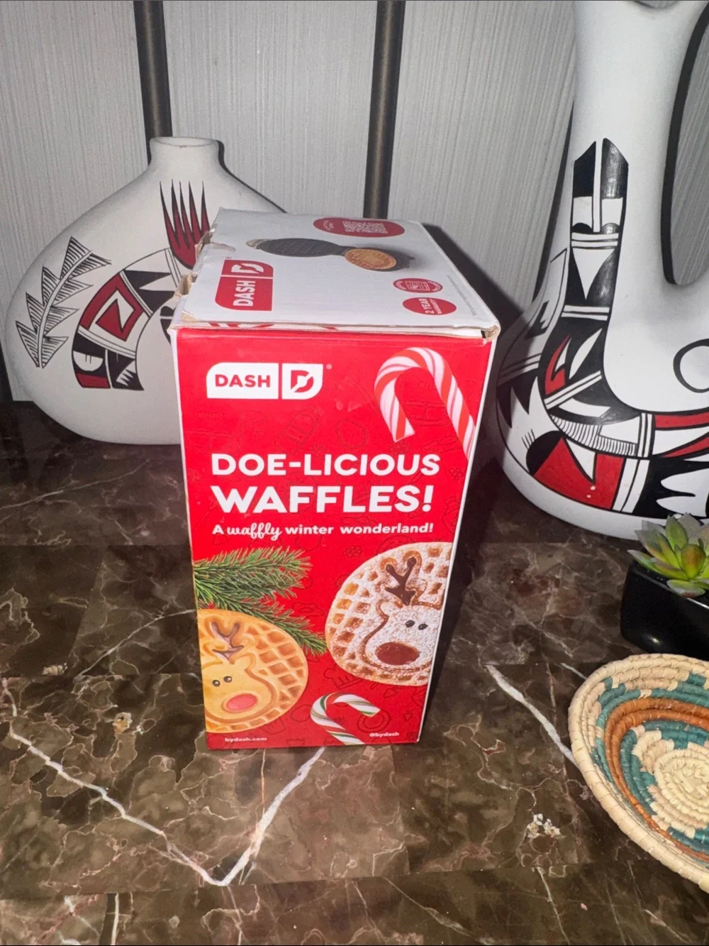 Dash Reindeer Mini Waffle Maker